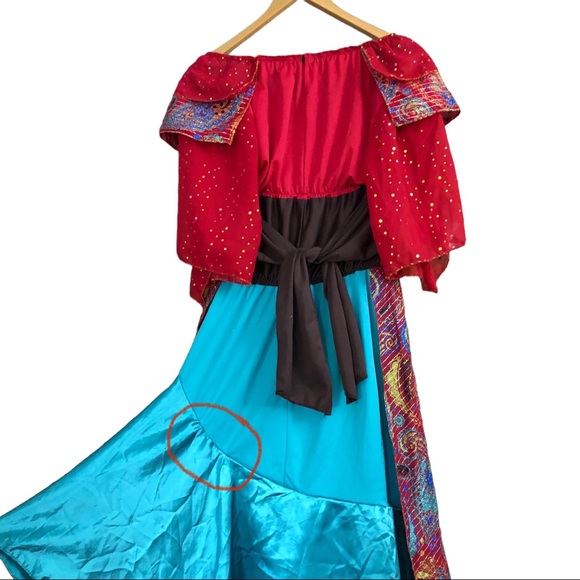Bohemian Babe Gypsy costume for women, size M (appx) - Picture 4 of 4